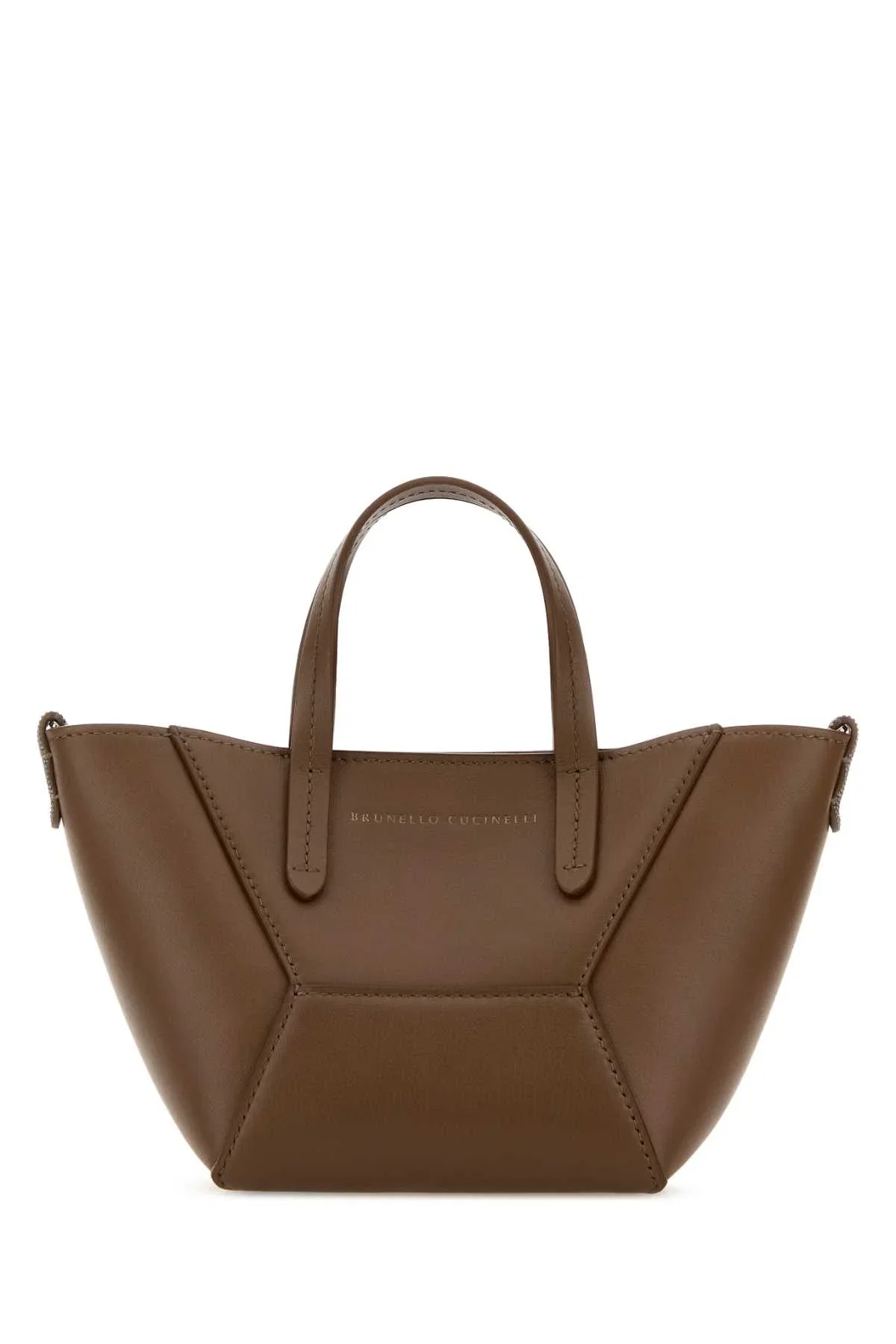 Brunello Cucinelli Leather Tote Tote Bag — Brown