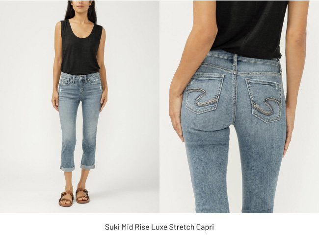 Suki Mid Rise Luxe Stretch Capri