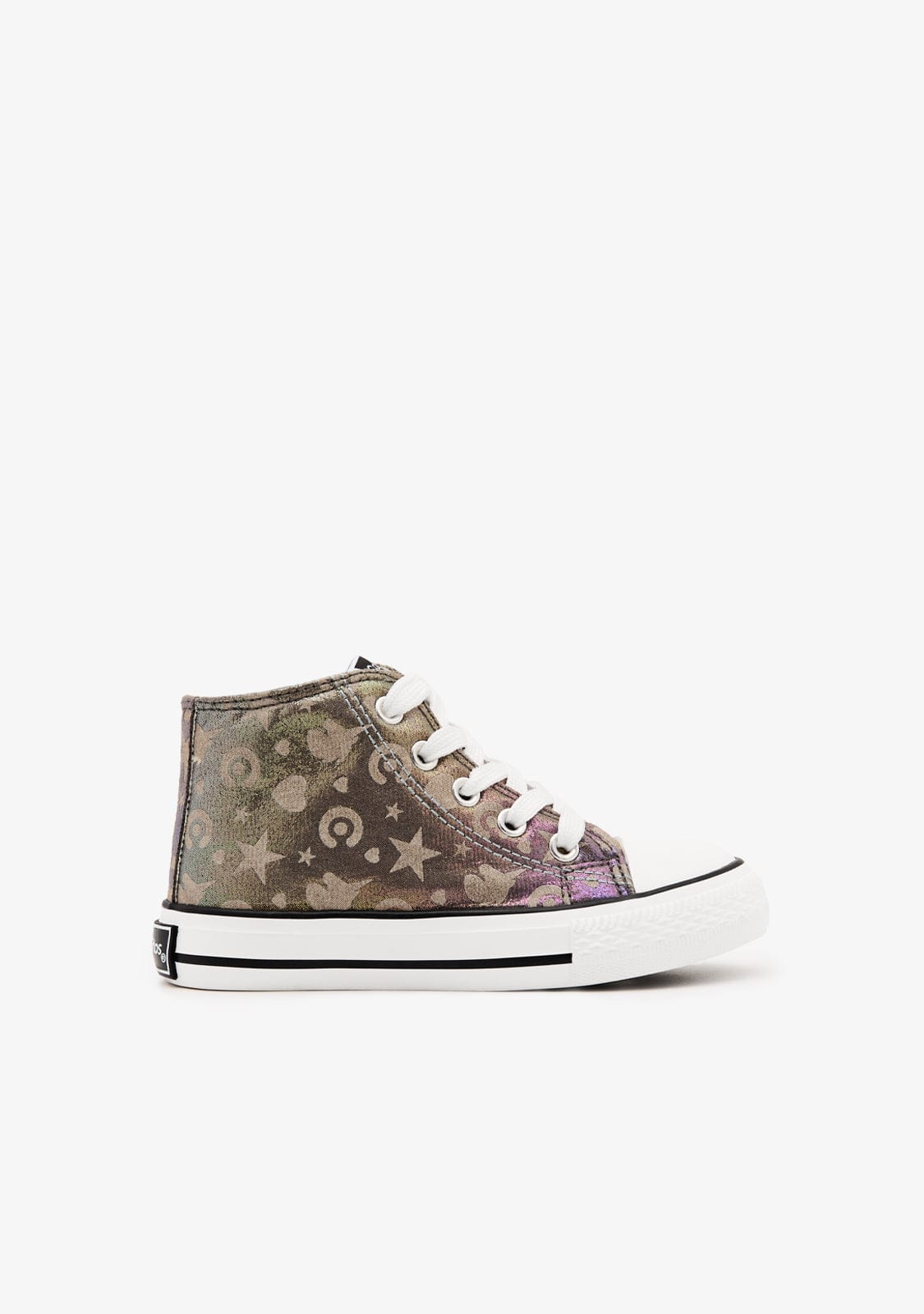 Image of Zapatillas altas multicolores que brillan en la oscuridad