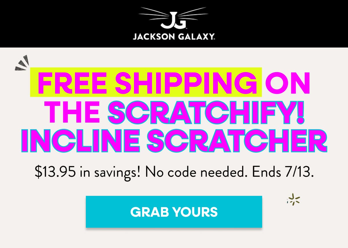 Free Shipping on the Scratchify! Incline Scratcher Incline Scratcher Scratchify!
