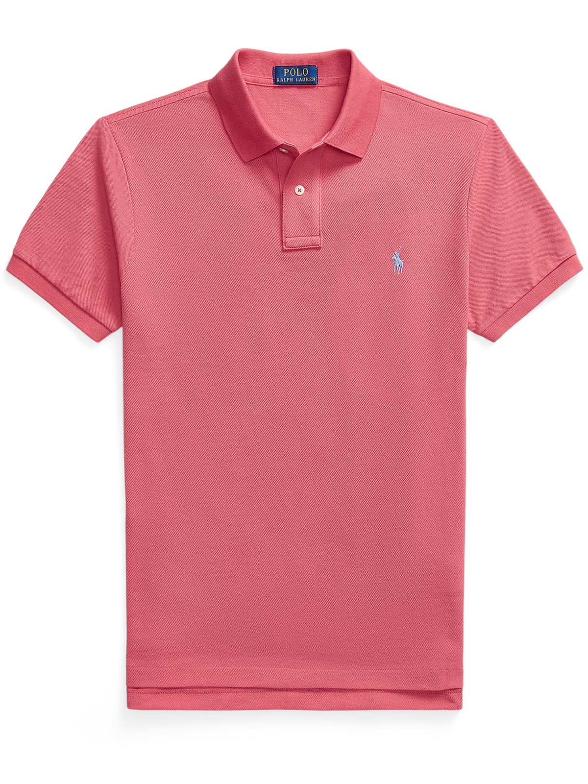Piqué-Poloshirt aus Baumwolle mit Logo-Stickerei, Slim Fit