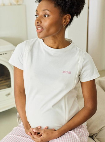 Nursing clothes pyjamas - rose