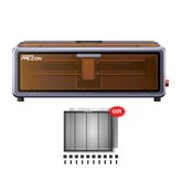Creality Falcon A1 10W FDA Class 1 Laser, 600mm/s Fast Engraving, Built-in Camera, Smart Material Detection Eye-Protection Cover, 0.06 - 0.08mm Compressed Spot, Extraction Fan, 305*381mm
