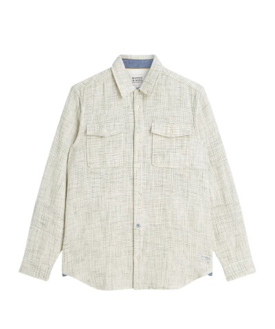 Melange Waffle Regular-Fit Shirt