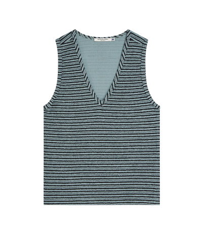 Stripe V-Neck Tank