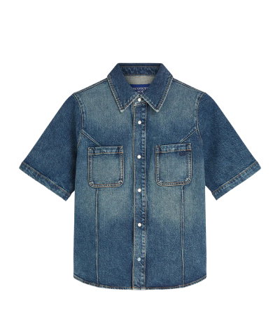Darted Shirt - Verdant Fade