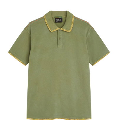 Pique Worked-Out Relaxed-Fit Polo