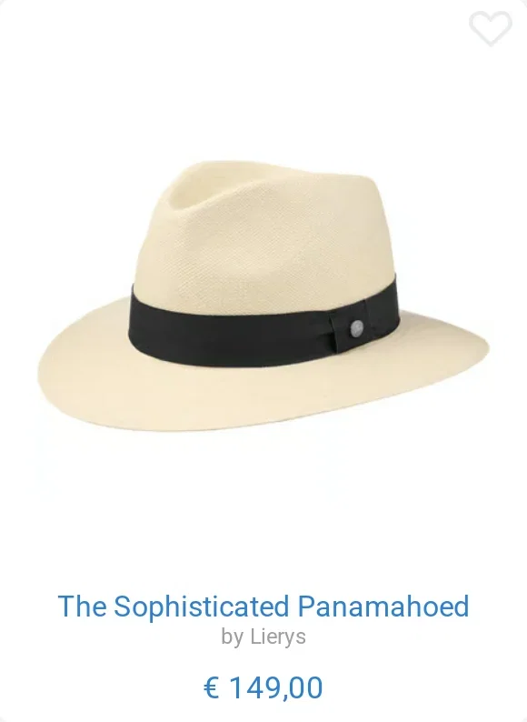 The Sophisticated Panamahoed by Lierys