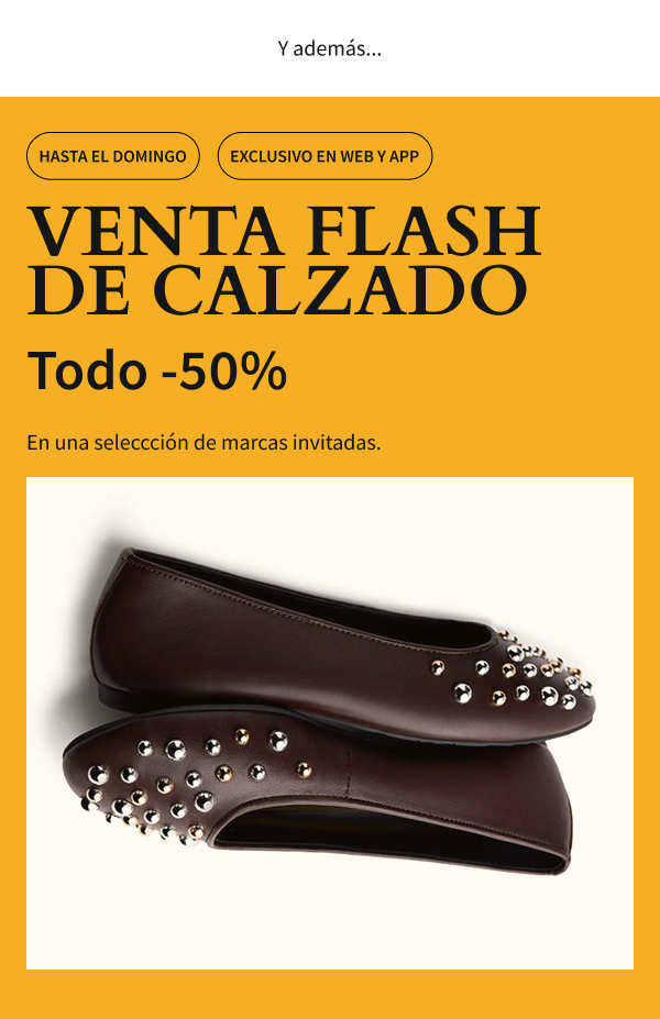 VENTA FLASH CALZADO