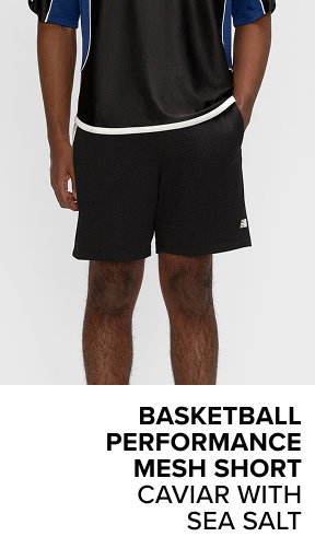 Basketball Performance Mesh Short CAVIAR with SEA SALT