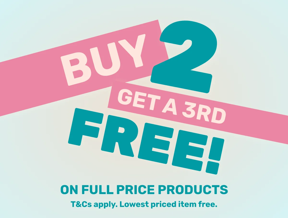 Buy 2 Get a 3rd Free! T&Cs apply
