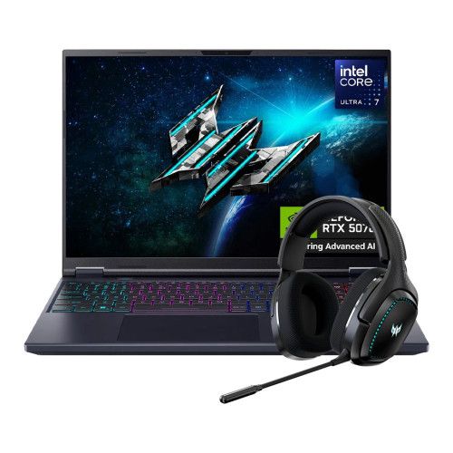 Acer Predator Helios Neo 16 AI PHN16-73-77QA NH.QX3EK.002 Intel Core Ultra 7 255HX 16GB RAM 1TB SSD RTX 5070 16" Windows 11 Home Gaming Laptop