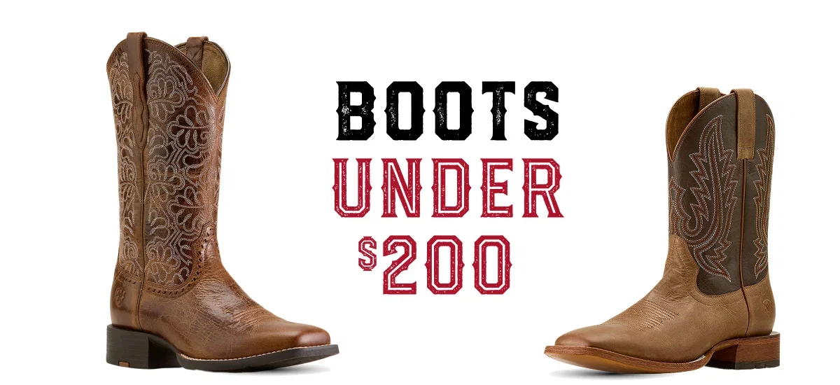 BOOTS UNDER $200 >>
