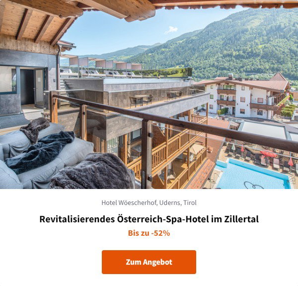 Revitalisierendes Österreich-Spa-Hotel im Zillertal
