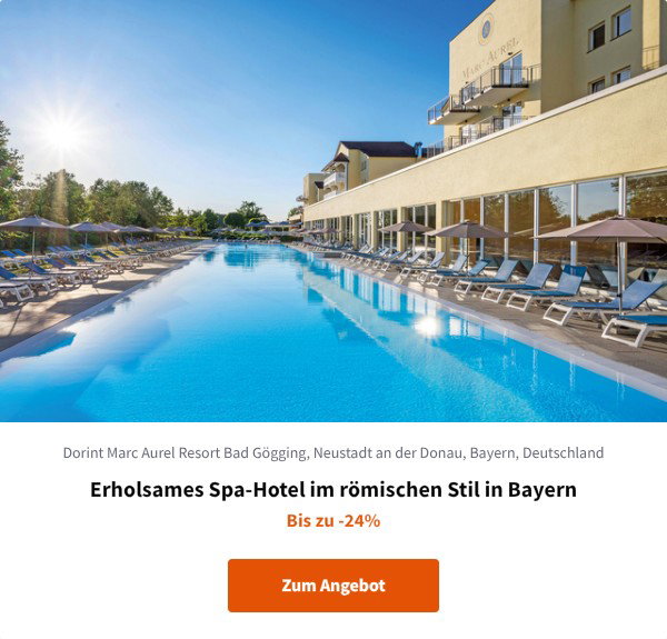 Erholsames Spa-Hotel im römischen Stil in Bayern