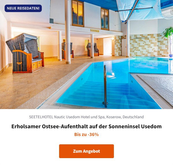 Erholsamer Ostsee-Aufenthalt auf der Sonneninsel Usedom