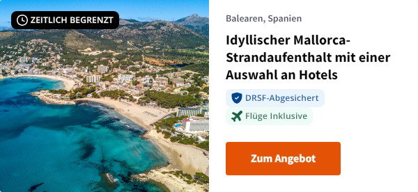 Idyllischer Mallorca-Strandaufenthalt mit einer Auswahl an Hotels