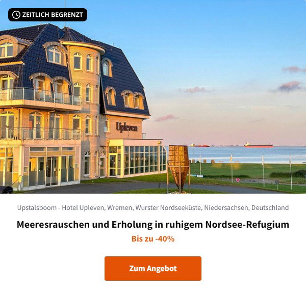 Meeresrauschen und Erholung in ruhigem Nordsee-Refugium