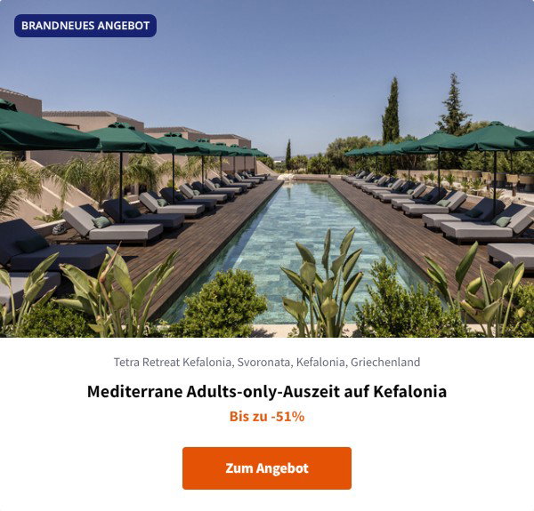 Mediterrane Adults-only-Auszeit auf Kefalonia