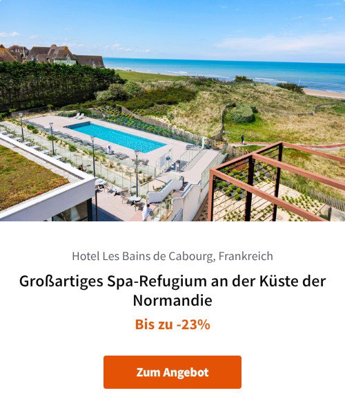 Großartiges Spa-Refugium an der Küste der Normandie