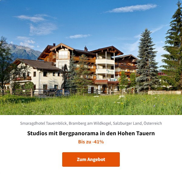 Studios mit Bergpanorama in den Hohen Tauern