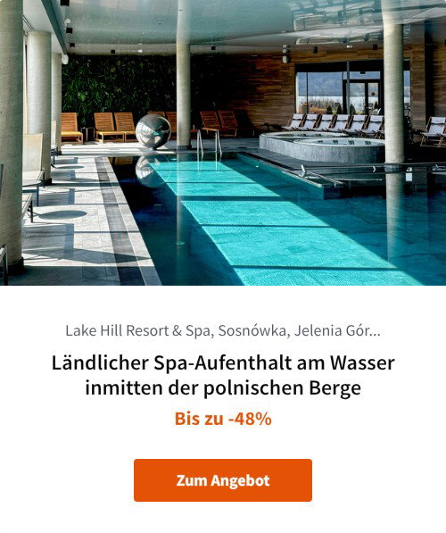 Ländlicher Spa-Aufenthalt am Wasser inmitten der polnischen Berge