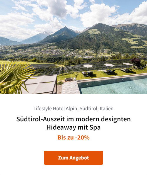Südtirol-Auszeit im modern designten Hideaway mit Spa