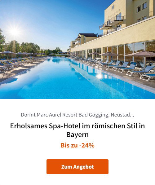 Erholsames Spa-Hotel im römischen Stil in Bayern