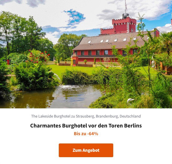 Charmantes Burghotel vor den Toren Berlins