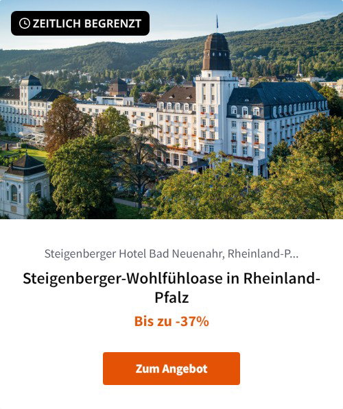 Steigenberger-Wohlfühloase in Rheinland-Pfalz