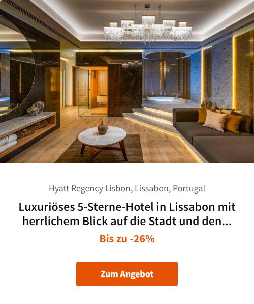 Luxuriöses 5-Sterne-Hotel in Lissabon mit herrlichem Blick auf die Stadt und den Fluss