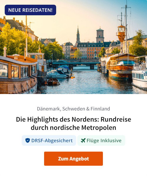 Die Highlights des Nordens: Rundreise durch nordische Metropolen