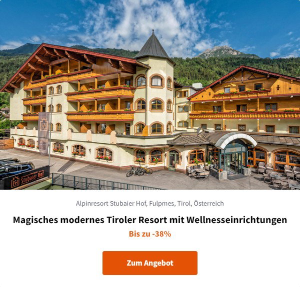 Magisches modernes Tiroler Resort mit Wellnesseinrichtungen