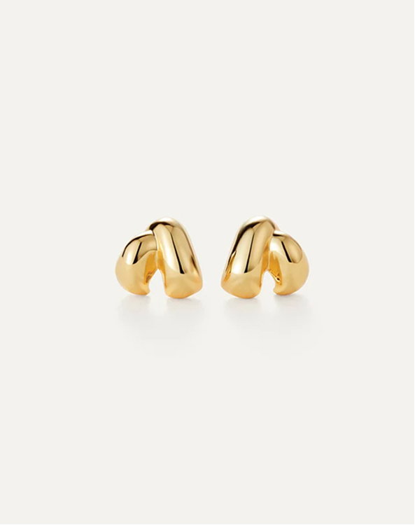 beatrix gold earrings