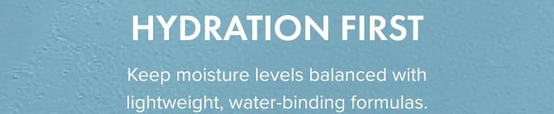 hydration first