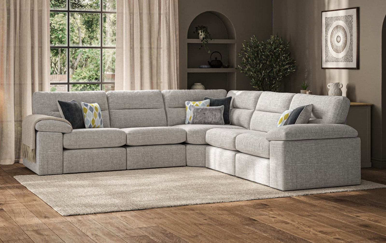 Morgan Modular 5 Seat Corner Sofa