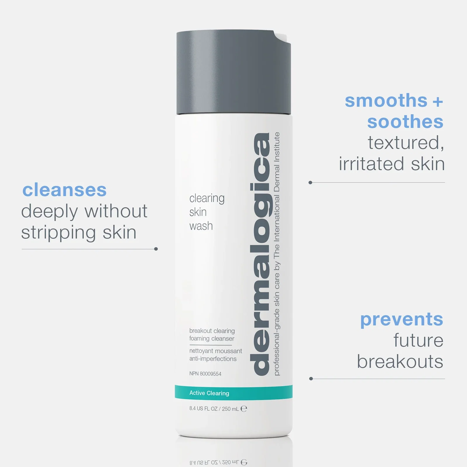 Image of acne clearing skin wash