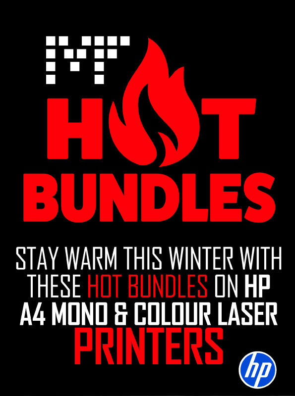 Stay warn this winter with these HOT bundles on HP A4 mono and colour laser printers