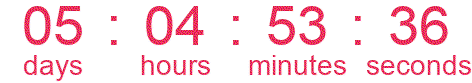 Countdown to offers ending