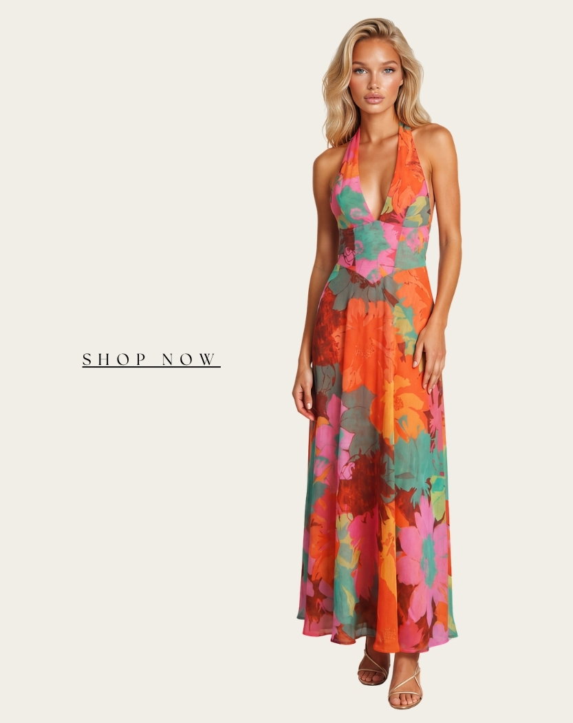audrey orange print