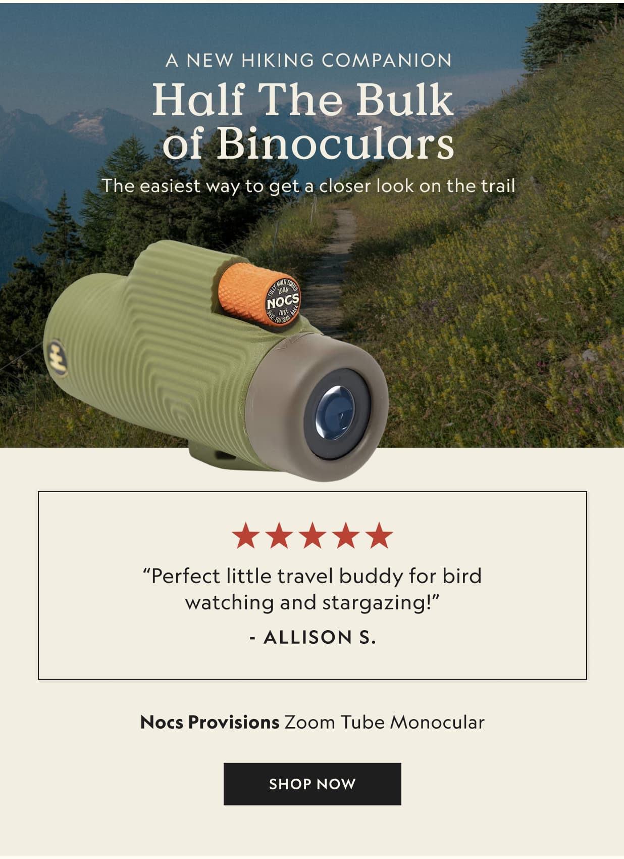 Nocs Provisions Zoom Tube Monocular