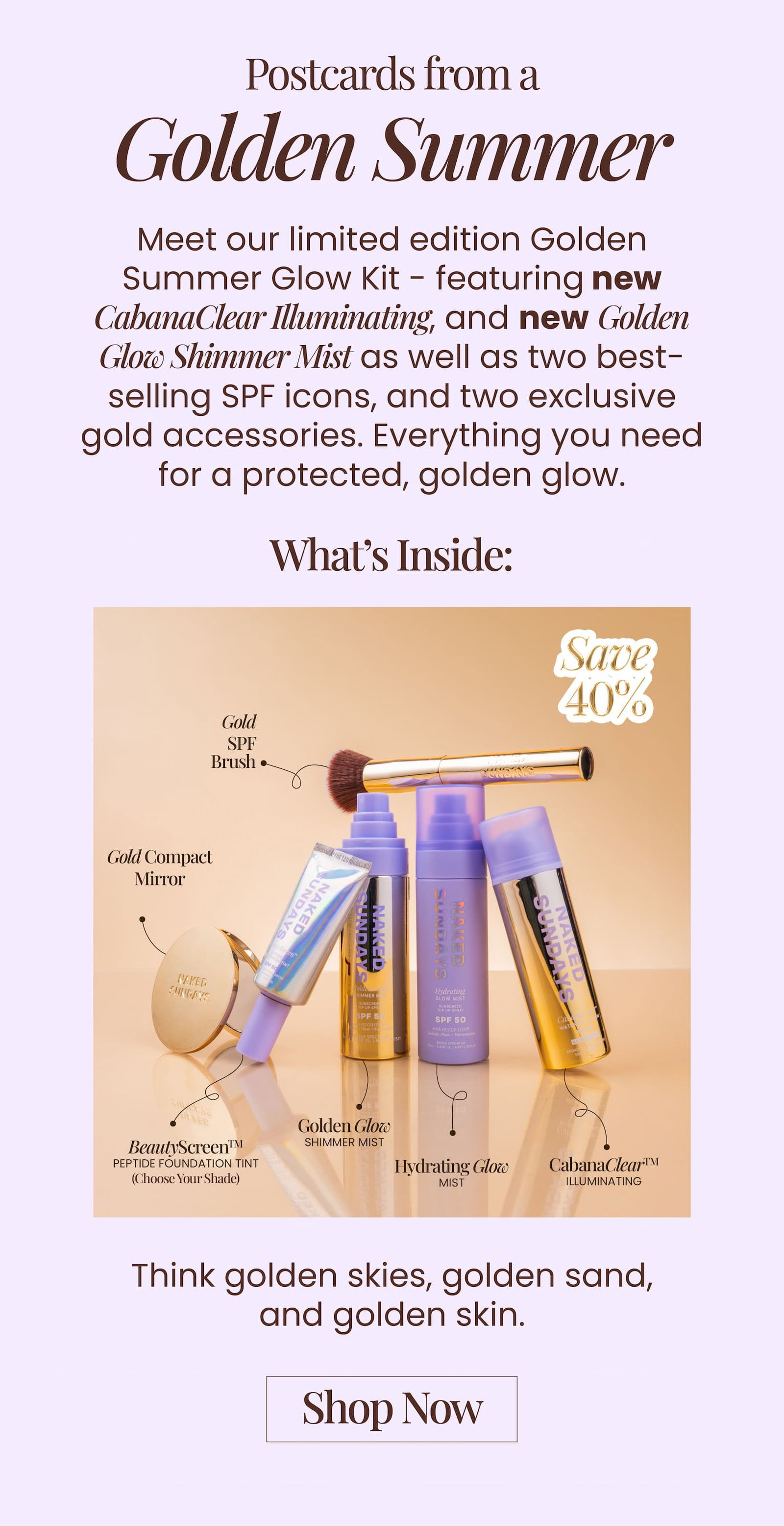 Shop the Golden Summer Glow Kit