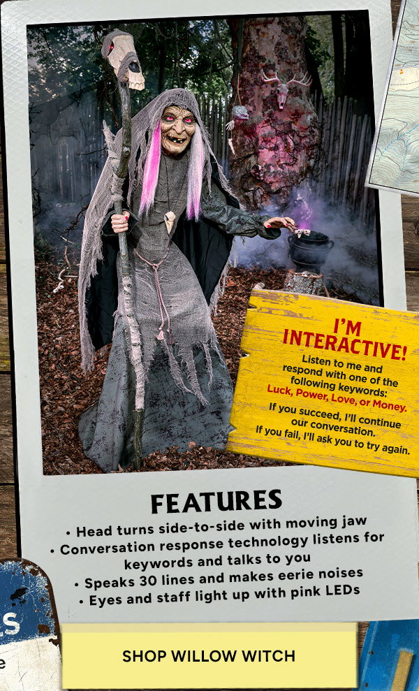Shop Willow Witch Animatronic