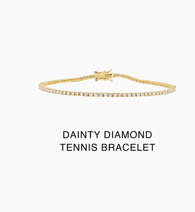 Dainty Diamond Tennis Bracelet
