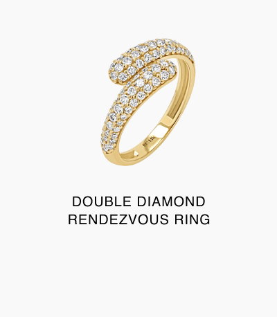 Double Diamond Rendezvous Ring
