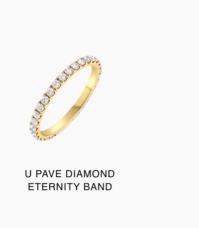 U Pave Diamond Eternity Band