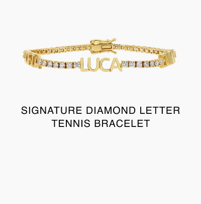 Custom Diamond Name Tennis Bracelet