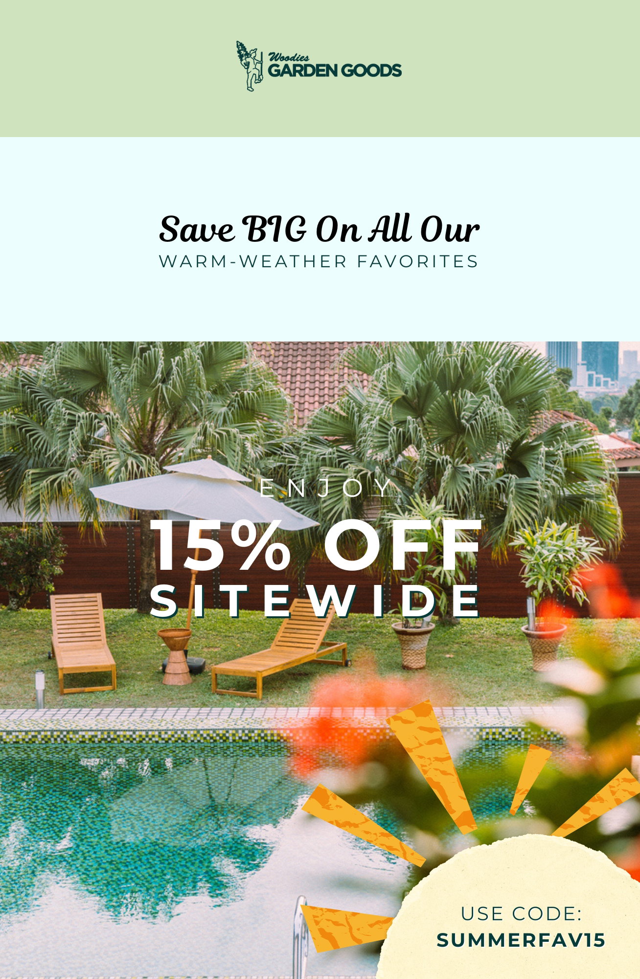 SUMMER SAVINGS SALE
