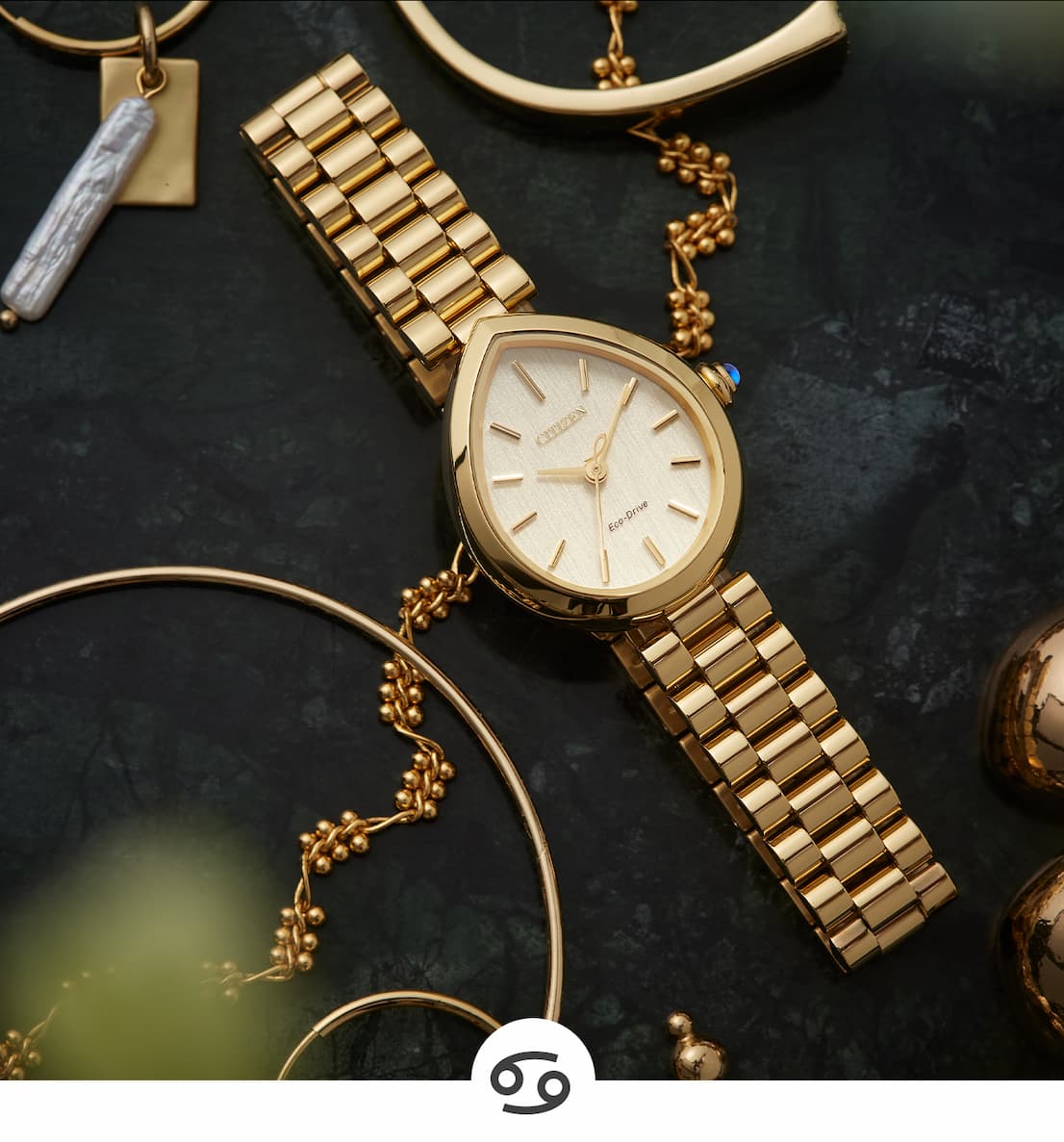 EM1202-50P Gold-tone Citizen L Rainell
