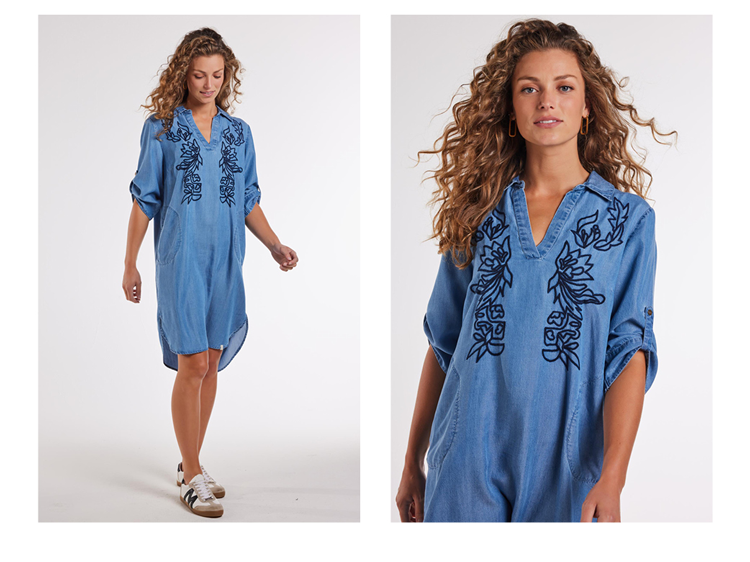 Tunic Vulcano denim Denim mid blue